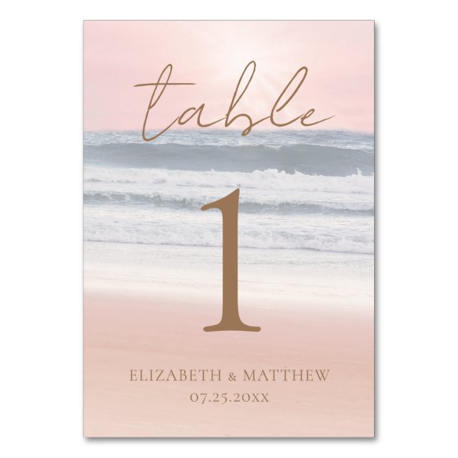 Table Card Bordsnummer (Framsidan)