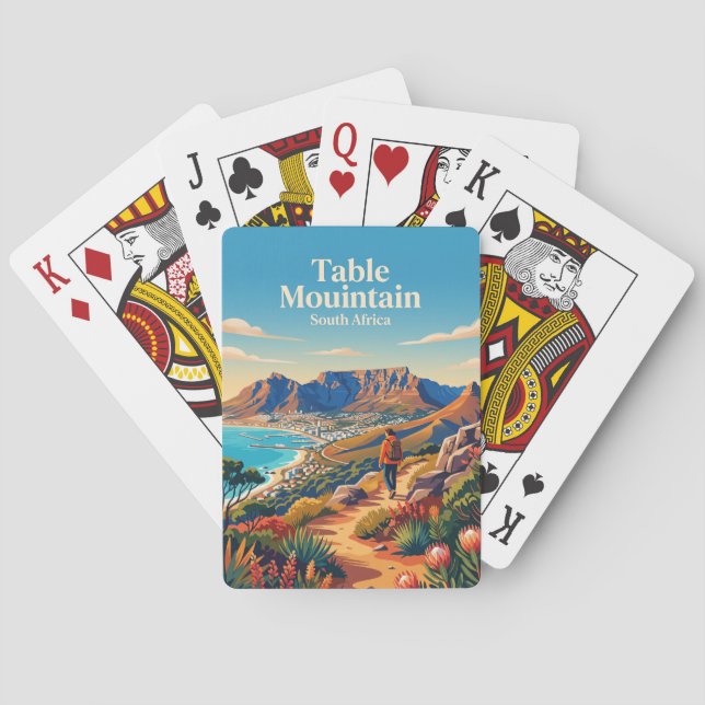 Table Mountain Sydafrika Casinokort (Baksidan)