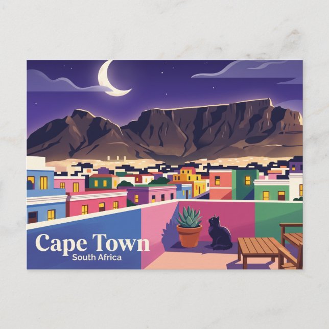 Table Mountain Sydafrika Vykort (Framsida)