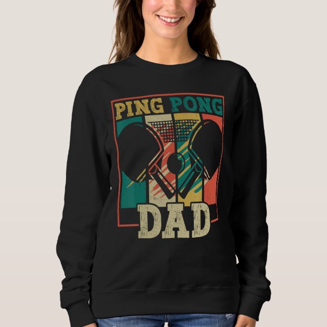 Table tennis player father ping pong dad funny tab t shirt (Framsida)
