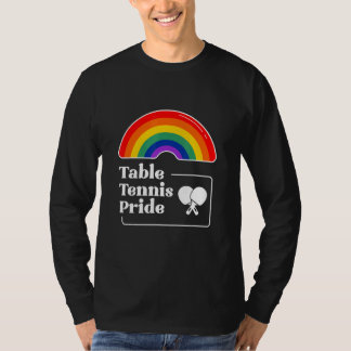 Table Tennis Pride LGBTQIA Gay T Shirt