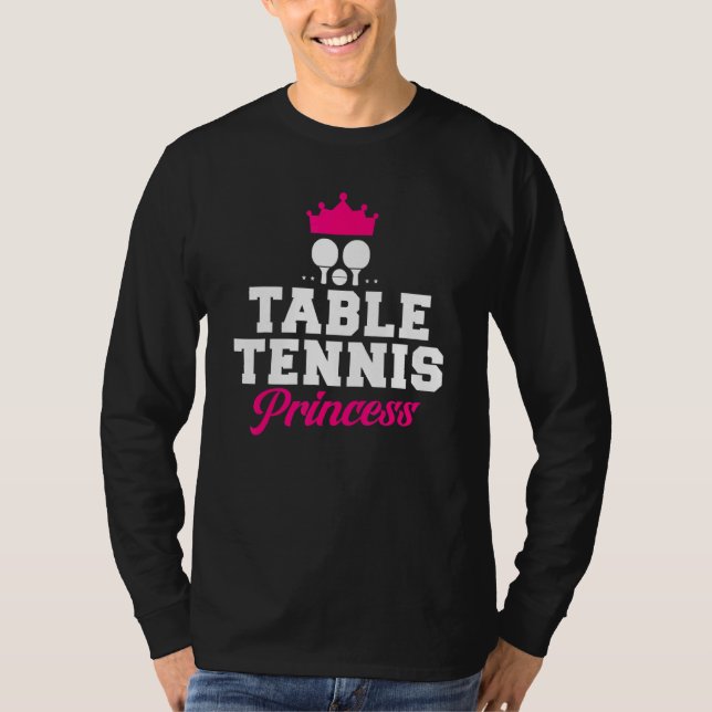 Table Tennis Princess T Shirt (Framsida)
