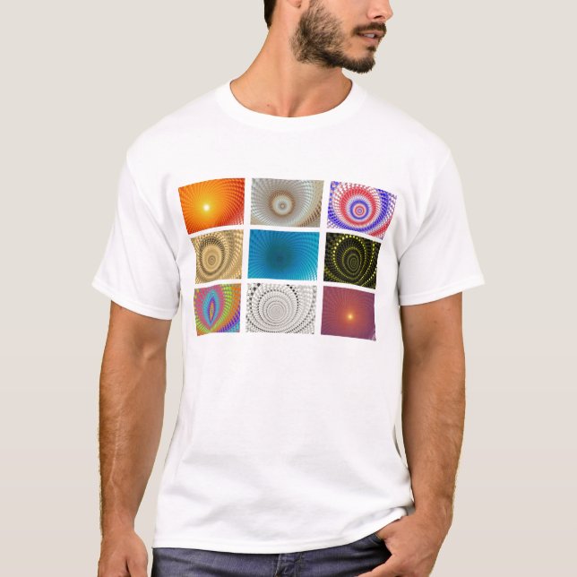 Tableau av cirklar T-Shirt (Framsida)