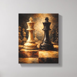 Tableau Déco (Face De Roi) Art Déco Canvastryck