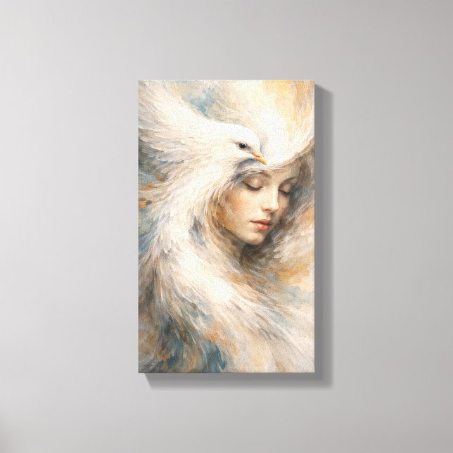 Tableau Déco ( Peace Of The Bird ) Art Moderne Canvastryck (Framsida)