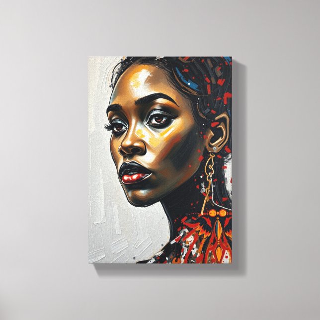 Tableau Déco (Temperature) Portrait Beauté Canvastryck (Framsida)