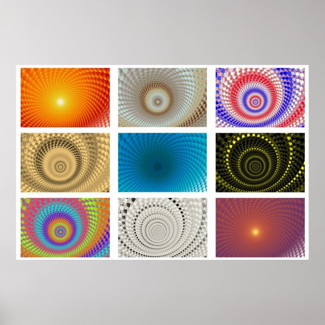 Tableau med cirklar-affisch poster (Framsidan)