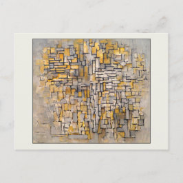 Tableau nr 2 Komposition nr VII Piet Mondrian Vykort