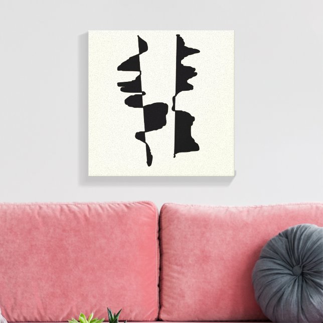 Tableau Toile Tendue - Abstrait Dual Face Canvastryck (Insitu (Vardagsrum))