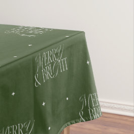 Tablecloth med Helgdag för Merry & Bright Grönt