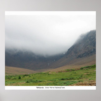 Tablelands, Gros Morne National Park Poster