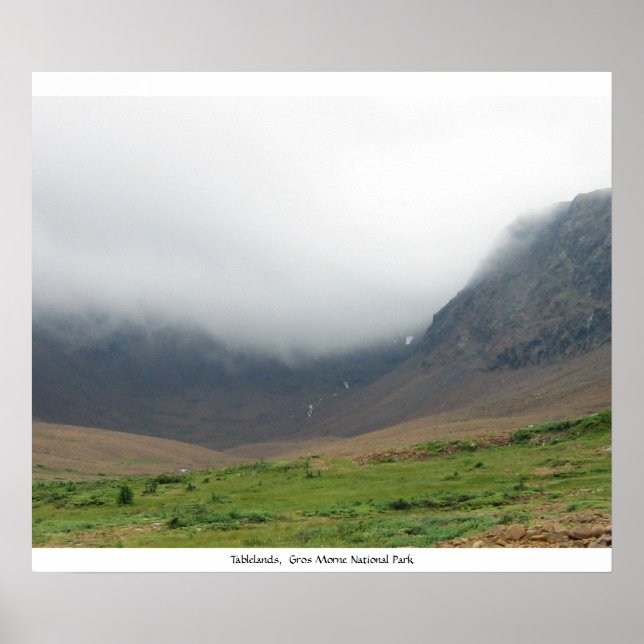 Tablelands, Gros Morne National Park Poster (Framsidan)