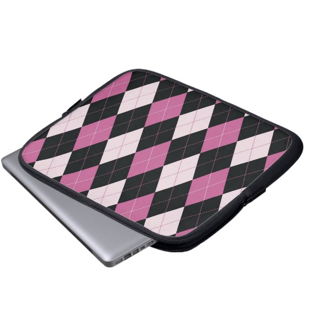 Tablet & laptop sleeve - Argyle D - dockhus (Framre botten)