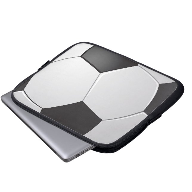 Tablet & laptop sleeve - fotbollboll (Framre botten)