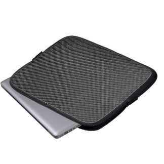 Tablet & laptop sleeve - kolfiber - svart