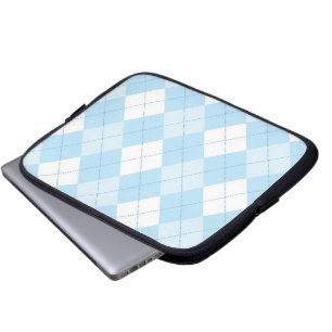 Tablet & laptop sleeve - SQ Argyle - moln