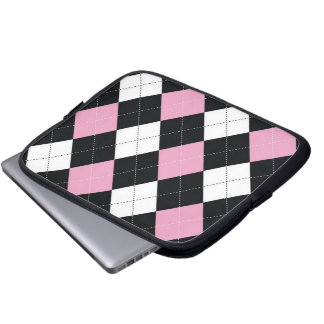 Tablet & laptop sleeve - SQ Argyle - RockCandy
