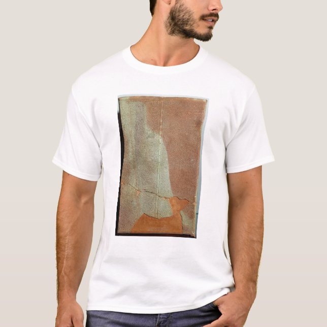 Tablet med historien av kungen Sargon II T-shirt (Framsida)