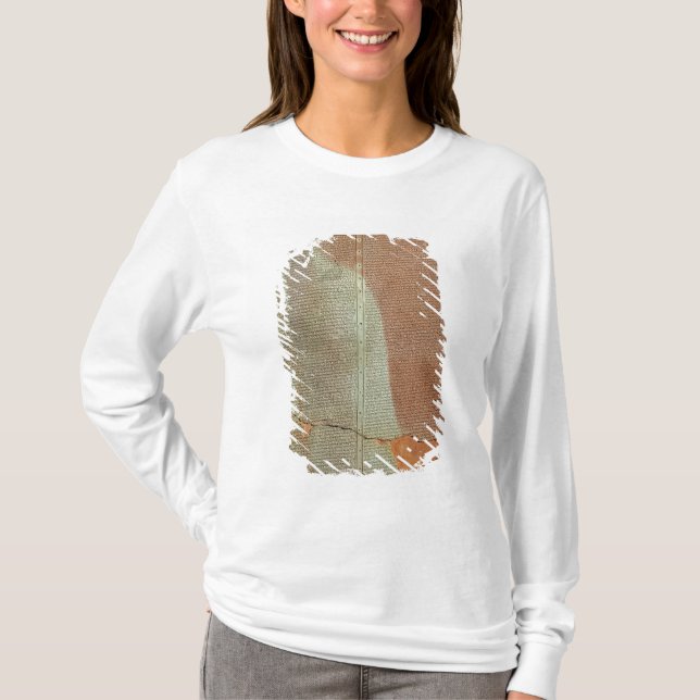 Tablet med historien av kungen Sargon II Tee (Framsida)