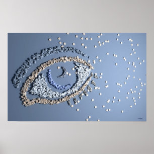 Tablet Öga Poster