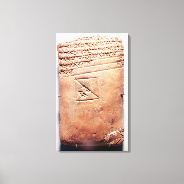 Tablet PC.1830-1530 BC Canvastryck (Framsida)