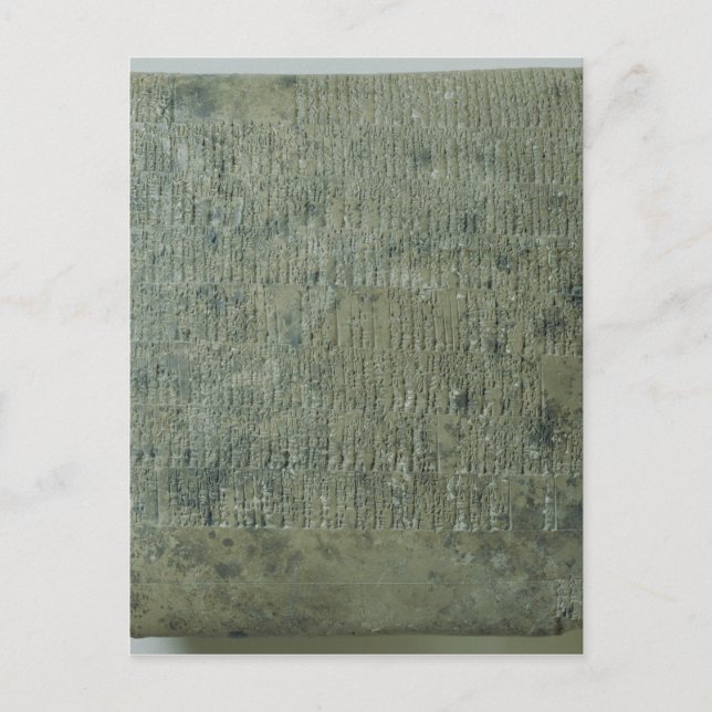 Tablet PC med cuneiform-skript Vykort (Framsida)