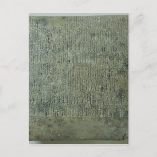 Tablet PC med cuneiform-skript Vykort