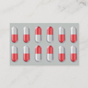 Tableten boxas den medicinska visitkort