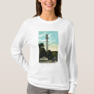 Tableten för Bas lättnad och vallfärdar T-shirt