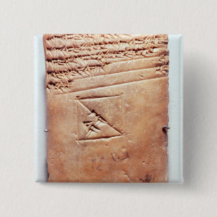 Tableten med kilskrift skrivar, c.1830-1530 BC Knapp