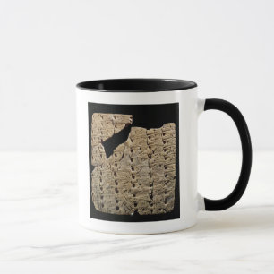 Tableten med kilskrift skrivar, från Uruk Mugg