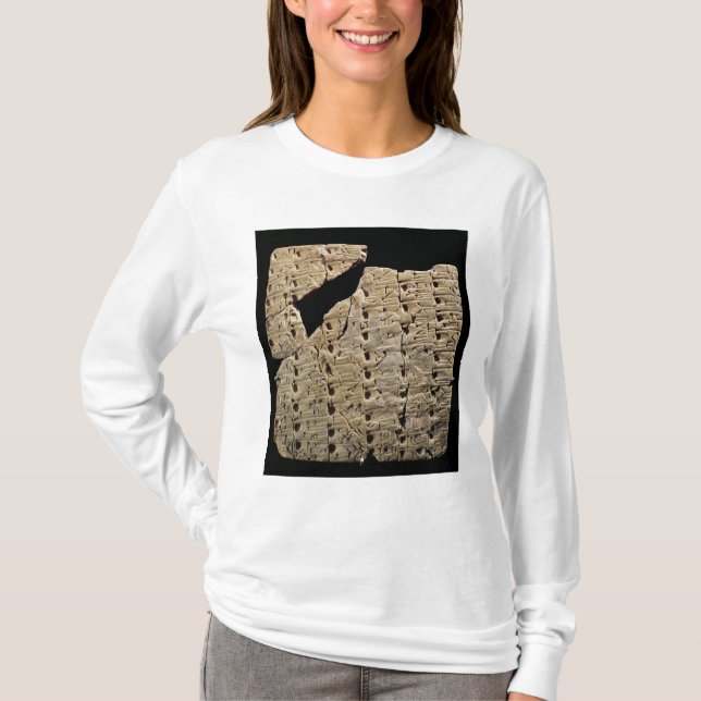 Tableten med kilskrift skrivar, från Uruk Tee (Framsida)