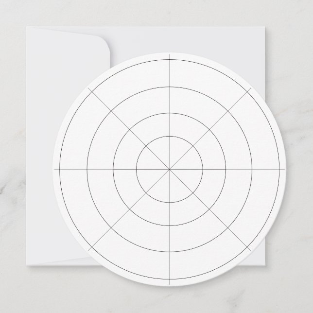 Tabletop Avstånd effektstödraster - Inbjudningar (Framsida)