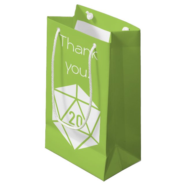 Tabletop Chic i Peridot-presentbag (Framsidan Vinklad)