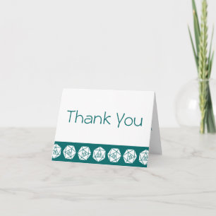 Tabletop-Chic i Teal Tack - ditt kort