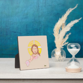 Tabletop Easel med Canvas : Herren är med dig