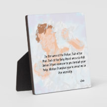 Tabletop Easel med Canvas : Savior Jesus Kristus