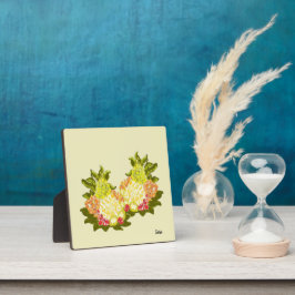 Tabletop Easel med kanvas: Tropisk frukt