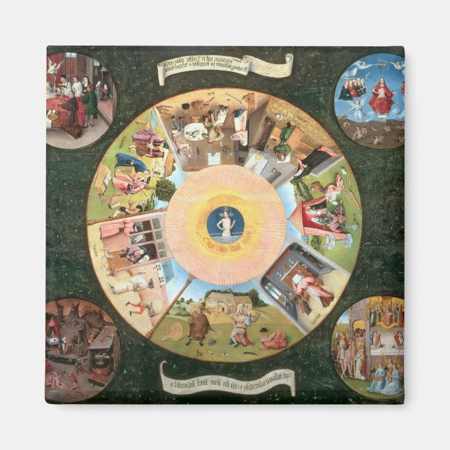 Tabletop på de sju dagstidningarna magnet (Framsidan)