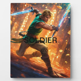 Tabletop Plaque med Easel