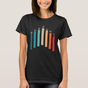 Tabletop RPG Dungeon Dice Retro vintage D20 Dice T Shirt