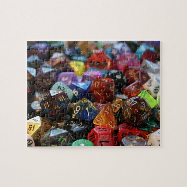 Tabletop RPG | Fantasy RollPlayer Dice Collection Pussel (Horisontell)