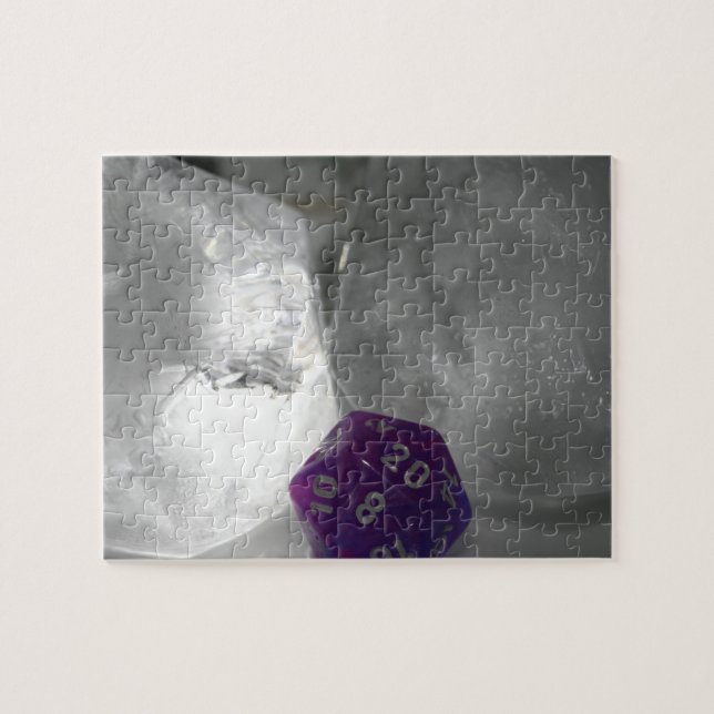 Tabletop RPG | Old school Role Player D20 Ice Dice Pussel (Horisontell)