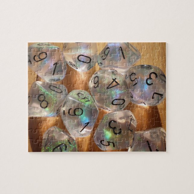 Tabletop RPG | PNP Fantasy Role Player D10 Dice Pussel (Horisontell)