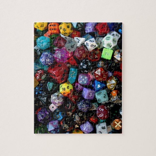 Tabletop RPG | PNP Fantasy Role Player Dice Photo Pussel (Vertikal)