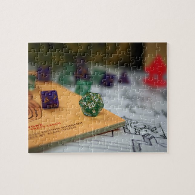 Tabletop RPG | PNP Fantasy Role Player NattDice Pussel (Horisontell)