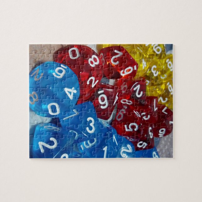 Tabletop RPG | PNP Fantasy Roll Player Dice Sets Pussel (Horisontell)