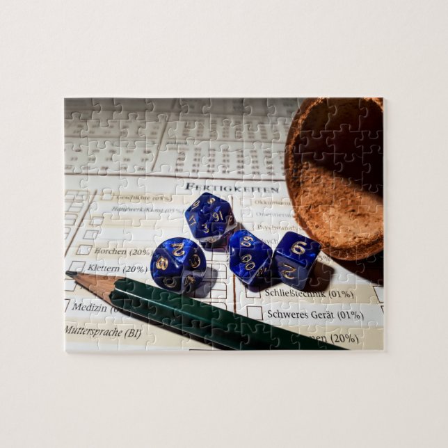 Tabletop RPG | Tecken för Fantasy Role Player Laka Pussel (Horisontell)