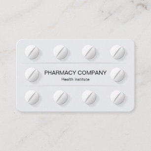 Tabletpillen boxas den yrkesmässiga medicinska visitkort