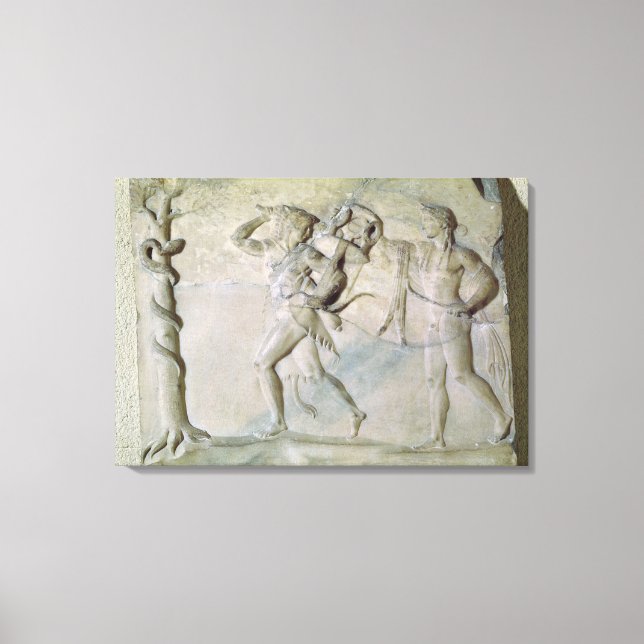 Tablett som avbildar Hercules Canvastryck (Framsida)